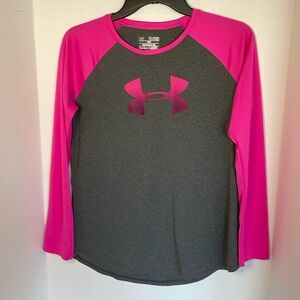 UnderArmour long sleeve heat gear  shirt YXL loose